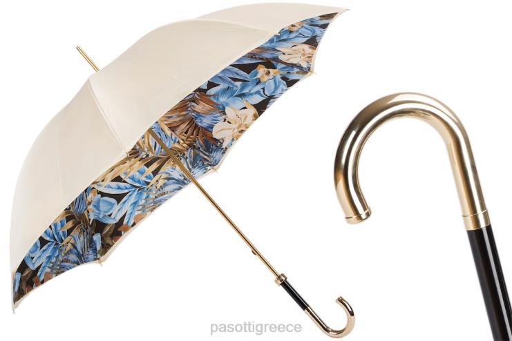 ομπρέλα | PASOTTI 189 58758-6 p27 - ομπρέλα με εκτύπωση ζούγκλας διπλό ύφασμα 2N6B8363 γυναίκες